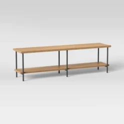 Wood And Metal TV Stand For TVs Up To 60" - Room Essentials™ -Room Essentials GUEST 008e6b5f 4d43 465d 8784 80c8ca30ed60