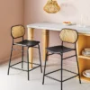 Set Of 2 24" Woven Back Metal Counter Height Barstool Black - Room Essentials™ 1 Set Of 2 24" Woven Back Metal Counter Height Barstool Black - Room Essentials™ -Room Essentials GUEST 01e6ab3d 5a9a 4c4c 827e 97552e0a20fc