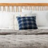 Decorative Throw Pillow Square Plaid Navy Blue - Room Essentials™ -Room Essentials GUEST 032f0801 ddd1 4d31 babf fff81f1c910a