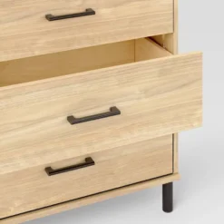 Mixed Material Wood And Metal 4 Drawer Dresser Updated Base Natural Wood - Room Essentials™ 10 Mixed Material Wood And Metal 4 Drawer Dresser Updated Base Natural Wood - Room Essentials™ -Room Essentials GUEST 05c67227 85cf 4768 acfa 7abca8ceb32e