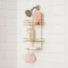Metal Over The Shower Storage Brass - Room Essentials™: Bathroom Organizer, Gold Tone, 20" High, 10" Long -Room Essentials GUEST 06348463 7578 475b 8533 077483a67953