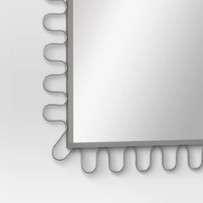 20"x30" Metal Loop Wall Mirror - Room Essentials™ 5 20"x30" Metal Loop Wall Mirror - Room Essentials™ - Image 3
