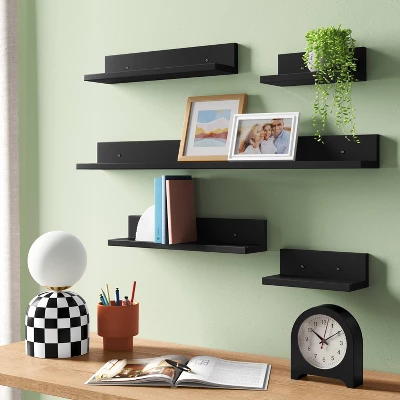 5pk Wall Shelf Picture Ledge - Room Essentials™ 3 5pk Wall Shelf Picture Ledge - Room Essentials™