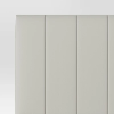 Dorm Twin Bed Cream - Room Essentials™: Upholstered Headboard, Plywood Frame, No Box Spring Needed 5 Dorm Twin Bed Cream - Room Essentials™: Upholstered Headboard, Plywood Frame, No Box Spring Needed - Image 3