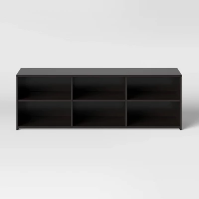 Dorm Storage TV Stand For TVs Up To 70" Black - Room Essentials™ 4 Dorm Storage TV Stand For TVs Up To 70" Black - Room Essentials™ - Image 2