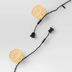 10ct Woven Shaded String Lights With Clear Bulbs - Room Essentials™: LED Lantern, Indoor/Outdoor Use, UL Listed 7 10ct Woven Shaded String Lights With Clear Bulbs - Room Essentials™: LED Lantern, Indoor/Outdoor Use, UL Listed -Room Essentials GUEST 1851056d 06c8 4c3c 9f89 8b4251df0839