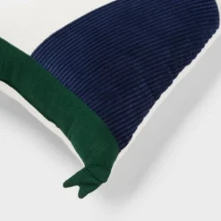 Triangle Corduroy Decorative Throw Pillow Navy Blue - Room Essentials™ -Room Essentials GUEST 18714b58 16f4 4baf 8aa9 495579a42e2b