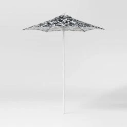 6' Round Outdoor Patio Market Umbrella With Black Pole - Room Essentials™ 29 6' Round Outdoor Patio Market Umbrella With Black Pole - Room Essentials™ -Room Essentials GUEST 1ddd4d4f 9ceb 4c65 abd9 542adda8b215