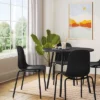 4pk Dorm Dining Chairs Black - Room Essentials™: Metal Frame, Armless, Powder-Coated Finish 2 4pk Dorm Dining Chairs Black - Room Essentials™: Metal Frame, Armless, Powder-Coated Finish -Room Essentials GUEST 1f73a62e e0e9 4599 8455 6653e1180d2b