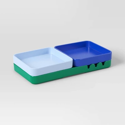 3pc Stackable Melamine Decorative Trays - Room Essentials™ 7 3pc Stackable Melamine Decorative Trays - Room Essentials™ - Image 5