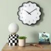 12" Wavy Wall Clock Black - Room Essentials™ 1 12" Wavy Wall Clock Black - Room Essentials™ -Room Essentials GUEST 2492eaa5 81c6 4af5 bb94 ce06d005eb61