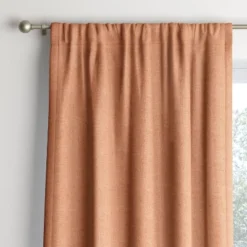Room Darkening Heathered Thermal Window Curtain Panel Orange - Room Essentials™ -Room Essentials GUEST 2808d58c 6d7f 40ec bcc5 51677ac3209f