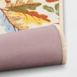 2'x3' Washable Leaf Harvest Scatter Woven Accent Rug Cream/Orange/Green - Room Essentials™ 7 2'x3' Washable Leaf Harvest Scatter Woven Accent Rug Cream/Orange/Green - Room Essentials™ -Room Essentials GUEST 2c37c49b f83f 429e b4f7 240a2c37caff