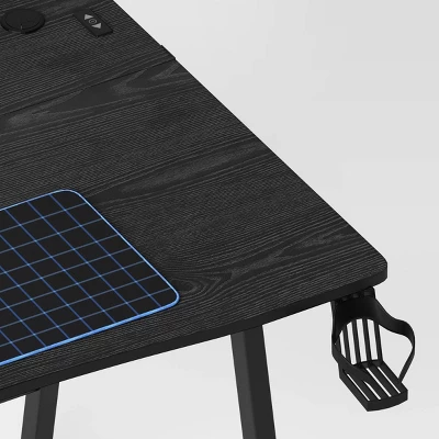 Gaming Dorm Desk With LED Lights And Headphone Holder - Room Essentials™ 6 Gaming Dorm Desk With LED Lights And Headphone Holder - Room Essentials™ - Image 4