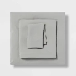 Twin/Twin XL Garment Washed Microfiber Solid Sheet Set - Room Essentials™ 13 Twin/Twin XL Garment Washed Microfiber Solid Sheet Set - Room Essentials™ -Room Essentials GUEST 3566a3de d45c 462a b559 85e6627b725f