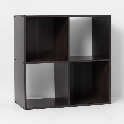 4 Cube Decorative Bookshelf - Room Essentials™ 4 4 Cube Decorative Bookshelf - Room Essentials™ - Image 2