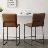 Upholstered Counter Height Barstool With Metal Frame Camel Faux Leather - Room Essentials™: Sledge-Style Legs, Padded Seat 2 Upholstered Counter Height Barstool With Metal Frame Camel Faux Leather - Room Essentials™: Sledge-Style Legs, Padded Seat -Room Essentials GUEST 3e90c9b1 4354 4987 bc76 0dfbd781d2b5