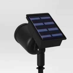 Short Solar LED Outdoor Spot Light Matte Black - Room Essentials™ 7 Short Solar LED Outdoor Spot Light Matte Black - Room Essentials™ -Room Essentials GUEST 44b25d11 e3a2 414b 9239 942c2e3c9a44