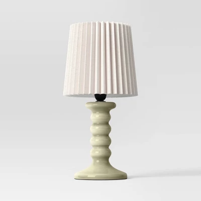 Mini Stick Table Lamp With Pleated Shade - Room Essentials™ 6 Mini Stick Table Lamp With Pleated Shade - Room Essentials™ - Image 4