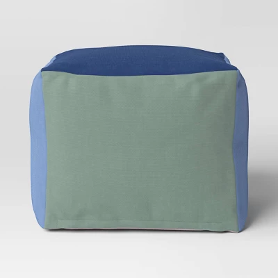Color Block Dorm Pouf - Room Essentials™ 4 Color Block Dorm Pouf - Room Essentials™ - Image 2