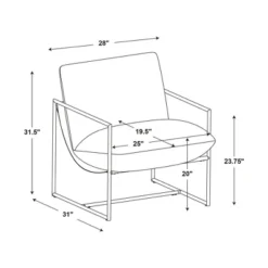 Metal Framed Sling Dorm Chair - Room Essentials™ -Room Essentials GUEST 4a533c6e a922 4320 a4b6 12e30169897b