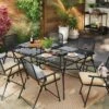6 Person Metal Mesh Rectangle Patio Dining Table, Outdoor Furniture - Room Essentials™ 1 6 Person Metal Mesh Rectangle Patio Dining Table, Outdoor Furniture - Room Essentials™ -Room Essentials GUEST 500c8956 bc2d 4188 acfc 3396c81b7718