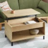 Mixed Materials Wood And Metal Lift Top Coffee Table With Storage Natural Wood - Room Essentials™ 1 Mixed Materials Wood And Metal Lift Top Coffee Table With Storage Natural Wood - Room Essentials™ -Room Essentials GUEST 51b7da46 d2ea 4dec 9a20 4ac3ce320465