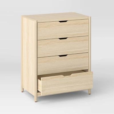 Scandi 4 Drawer Dresser Natural - Room Essentials™ 4 Scandi 4 Drawer Dresser Natural - Room Essentials™ - Image 2