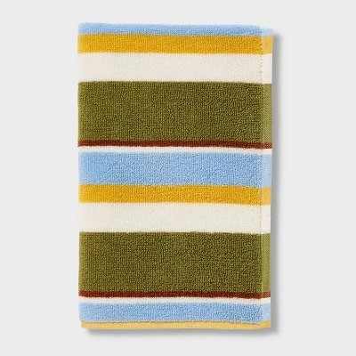 2pk Colorblock Harvest Hand Towel Set - Room Essentials™ 4 2pk Colorblock Harvest Hand Towel Set - Room Essentials™ - Image 2