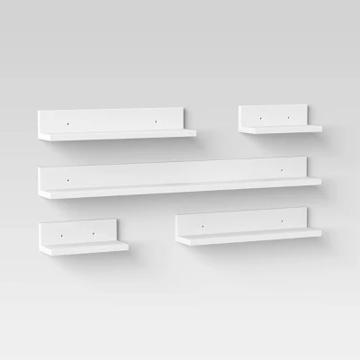 5pk Wall Shelf Picture Ledge - Room Essentials™ 7 5pk Wall Shelf Picture Ledge - Room Essentials™ - Image 5
