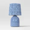 Mini Printed Ceramic Base Table Lamp With Printed Pleated Shade - Room Essentials™ 1 Mini Printed Ceramic Base Table Lamp With Printed Pleated Shade - Room Essentials™ -Room Essentials GUEST 5f299b76 cf7e 4afb b9f6 b0d76414f2f1