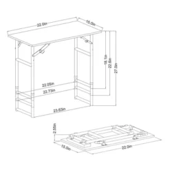 Adjustable Height Dorm Folding Table Brown - Room Essentials™ 13 Adjustable Height Dorm Folding Table Brown - Room Essentials™ -Room Essentials GUEST 65402c6a 0213 43d4 85bf efe9c78994d8