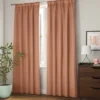 Room Darkening Heathered Thermal Window Curtain Panel Orange - Room Essentials™ -Room Essentials GUEST 6d1654b9 28e7 48a1 9110 60c4dc6d46aa