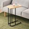 Mixed Material Wood And Metal Rectangle Top C Table Natural Wood - Room Essentials™ -Room Essentials GUEST 712510d2 ce3d 4354 833e 3367463b1d65