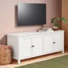 Traditional Storage TV Stand With Doors And Shelves For TVs Up To 65" Classic White - Room Essentials™ 2 Traditional Storage TV Stand With Doors And Shelves For TVs Up To 65" Classic White - Room Essentials™ -Room Essentials GUEST 7198f1d0 c7c7 4205 b89c 44ca27c101b9