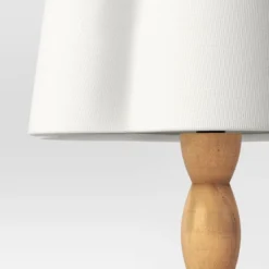 Turned Wood Table Lamp With Scalloped Shade - Room Essentials™ 7 Turned Wood Table Lamp With Scalloped Shade - Room Essentials™ -Room Essentials GUEST 752f21dd 1cfe 419b 86a0 330b3d1432e7