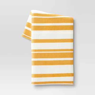 Printed Plush Striped Throw Blanket - Room Essentials™ 6 Printed Plush Striped Throw Blanket - Room Essentials™ - Image 4