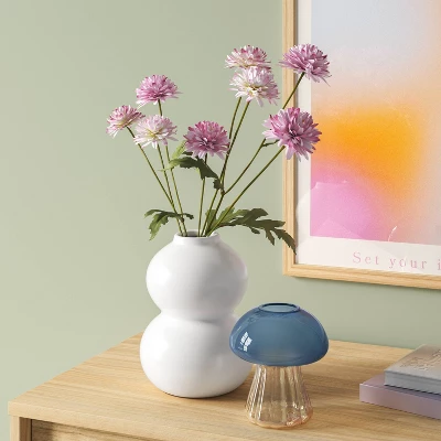 Glass Mushroom Bud Vase Small - Room Essentials™ 3 Glass Mushroom Bud Vase Small - Room Essentials™