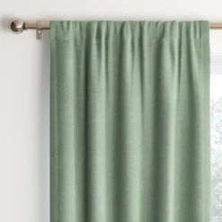 Room Darkening Heathered Thermal Window Curtain Panel Green - Room Essentials™ 12 Room Darkening Heathered Thermal Window Curtain Panel Green - Room Essentials™ -Room Essentials GUEST 82d879d9 b1c8 4488 9246 a51db847a997