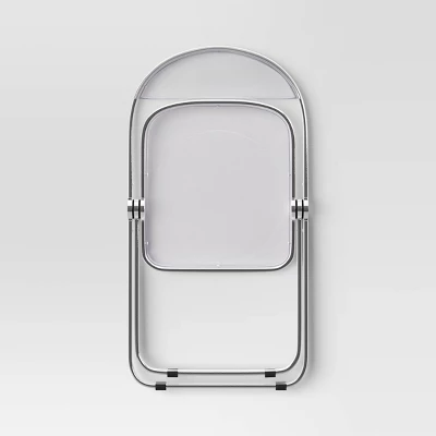 Modern Metal Acrylic Folding Chair - Room Essentials™ 6 Modern Metal Acrylic Folding Chair - Room Essentials™ - Image 4