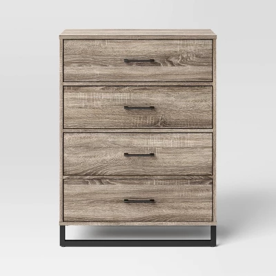 Mixed Material 4 Drawer Dresser - Room Essentials™ 4 Mixed Material 4 Drawer Dresser - Room Essentials™ - Image 2