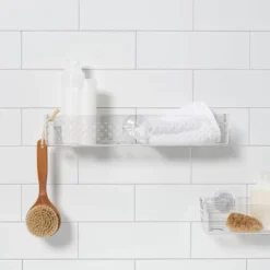 Suction Long Basket Clear - Room Essentials™