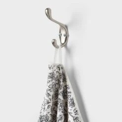 Quick Dry Floral Waffle Towel Black - Room Essentials™ -Room Essentials GUEST 8d3791a1 c07e 4e5e 9291 1d491f469074