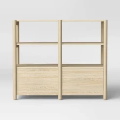 32" Scandi Small Bookcase With Storage Drawers Natural - Room Essentials™ 10 32" Scandi Small Bookcase With Storage Drawers Natural - Room Essentials™ -Room Essentials GUEST 8dc80f70 9144 4e31 951e 0709a4006fb5