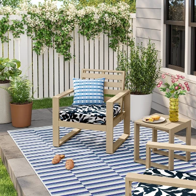 20"x20" Outdoor Deep Seat Cushion - Room Essentials™ 3 20"x20" Outdoor Deep Seat Cushion - Room Essentials™