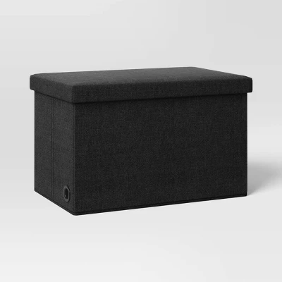24" Collapsible Dorm Storage Ottoman - Room Essentials™ 4 24" Collapsible Dorm Storage Ottoman - Room Essentials™ - Image 2