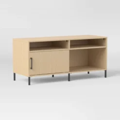 Mixed Material TV Storage Stand For TVs Up To 54" With Sliding Doors - Room Essentials™ 13 Mixed Material TV Storage Stand For TVs Up To 54" With Sliding Doors - Room Essentials™ -Room Essentials GUEST 965d68c6 e90e 4f1c 840c a58a923953a4