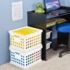 Storage Crate White - Room Essentials™: Portable Stackable Plastic Milk Crate With Built-In Handles, 30.6L Capacity -Room Essentials GUEST 983c0ffc 0923 4548 92dc 1a41587f6782