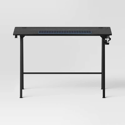 Gaming Dorm Desk With LED Lights And Headphone Holder - Room Essentials™ 4 Gaming Dorm Desk With LED Lights And Headphone Holder - Room Essentials™ - Image 2