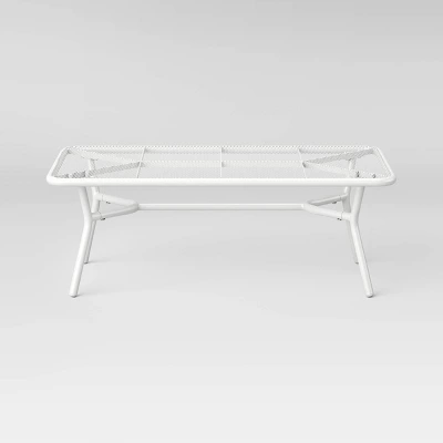 Metal Mesh Coffee Table - White - Room Essentials™ 4 Metal Mesh Coffee Table - White - Room Essentials™ - Image 2